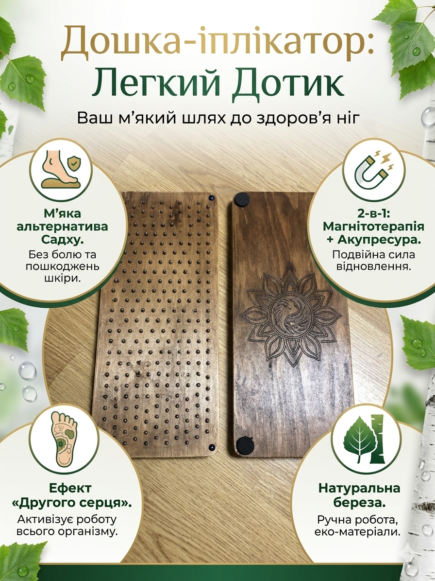 Дошка-іплікатор «Легкий Дотик» — обкладинка